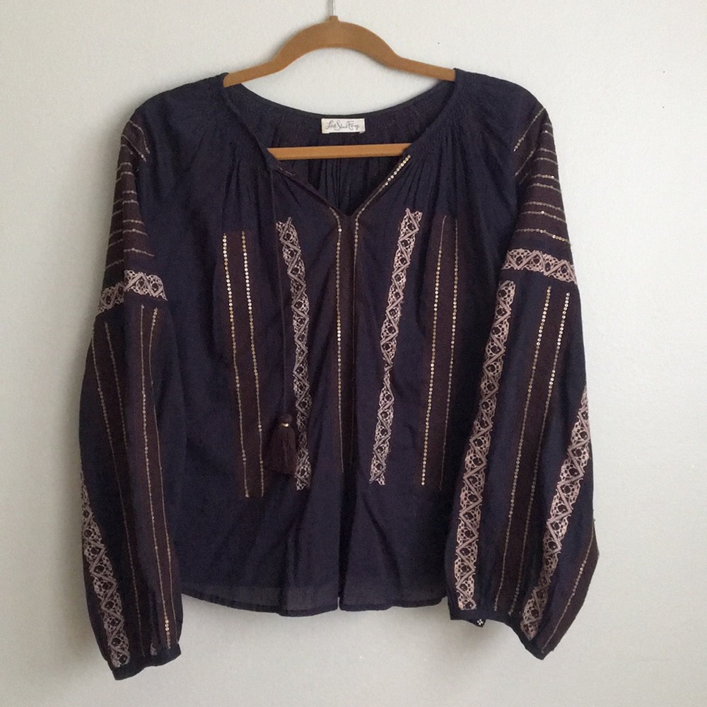 Love shack fancy blouse